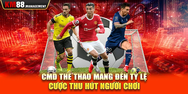 CMD thể thao mang đến tỷ lệ cược thu hút người chơi